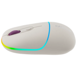 CANYON OnClick 22 bezvadu optiskā pele, 1600 dpi, RGB, rīsu krāsa