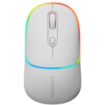 CANYON OnClick 22 bezvadu optiskā pele, 1600 dpi, RGB, balta