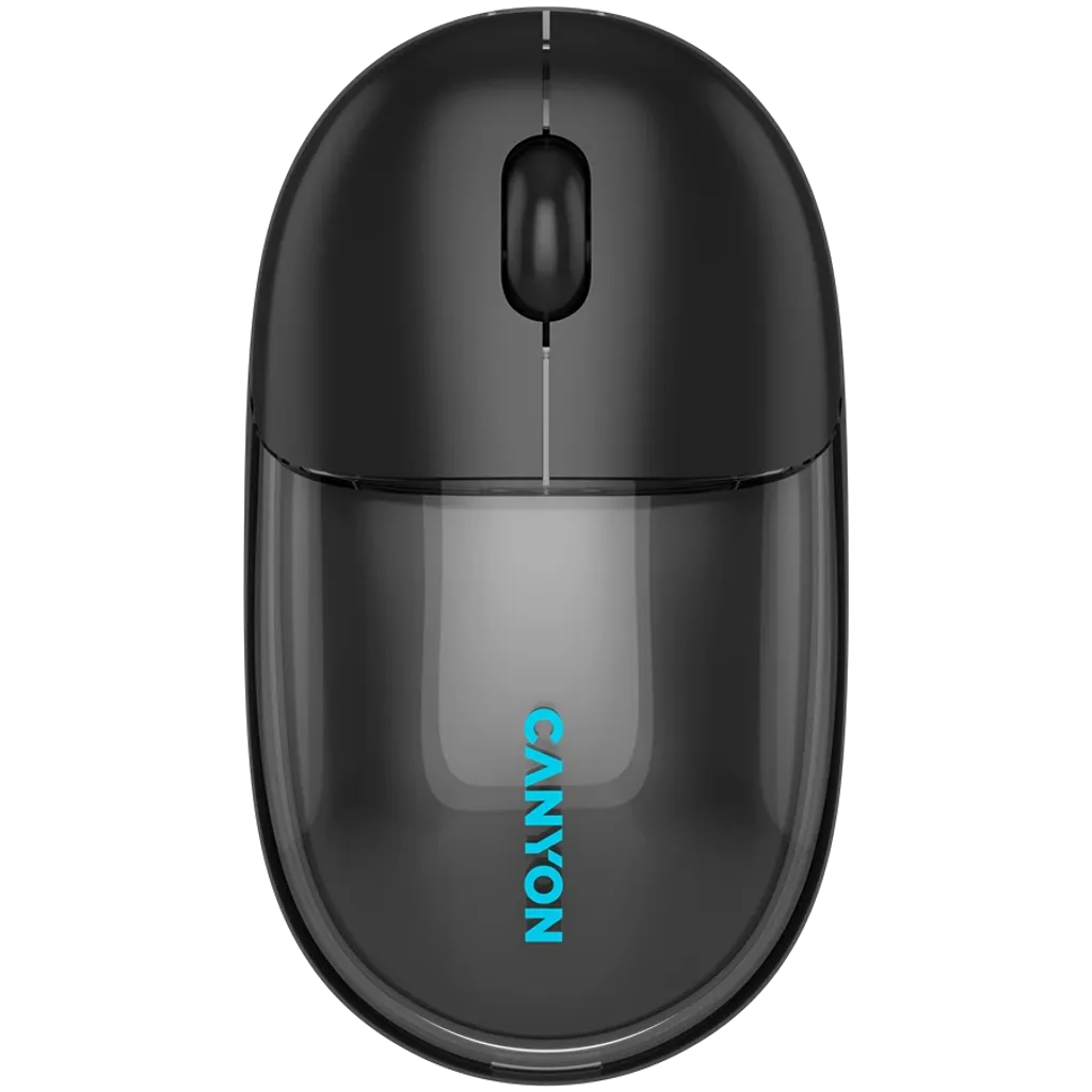CANYON OnClick 24 bezvadu optiskā pele, 1200 dpi, Bluetooth, melna
