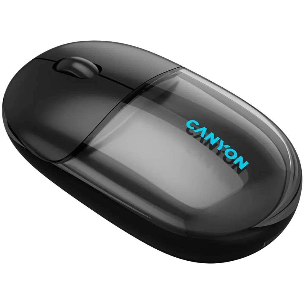 CANYON OnClick 24 bezvadu optiskā pele, 1200 dpi, Bluetooth, melna