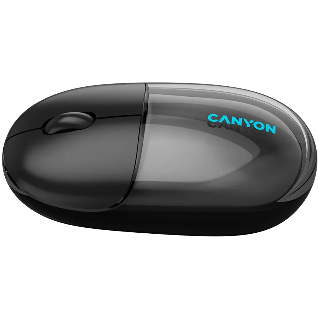 CANYON OnClick 24 bezvadu optiskā pele, 1200 dpi, Bluetooth, melna