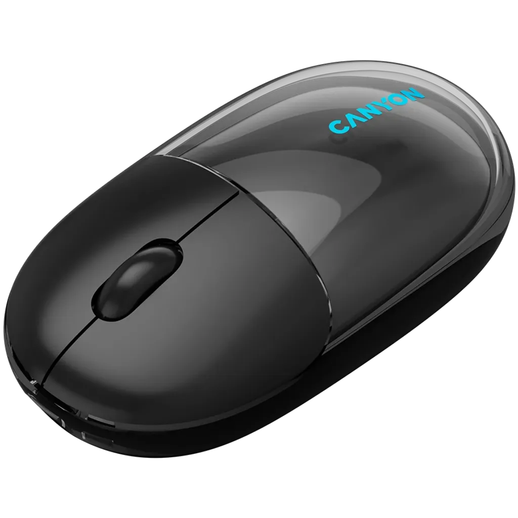 CANYON OnClick 24 bezvadu optiskā pele, 1200 dpi, Bluetooth, melna