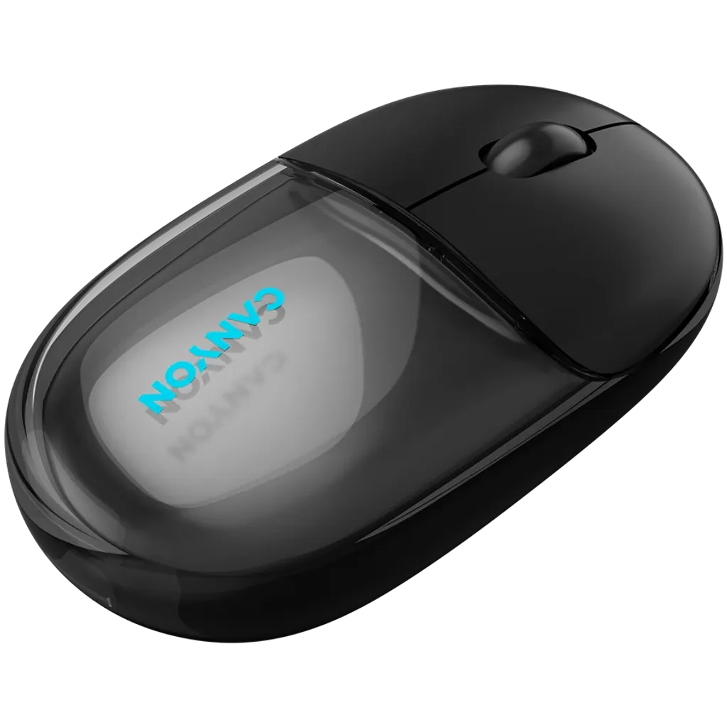 CANYON OnClick 24 bezvadu optiskā pele, 1200 dpi, Bluetooth, melna
