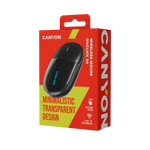 CANYON OnClick 24 bezvadu optiskā pele, 1200 dpi, Bluetooth, melna