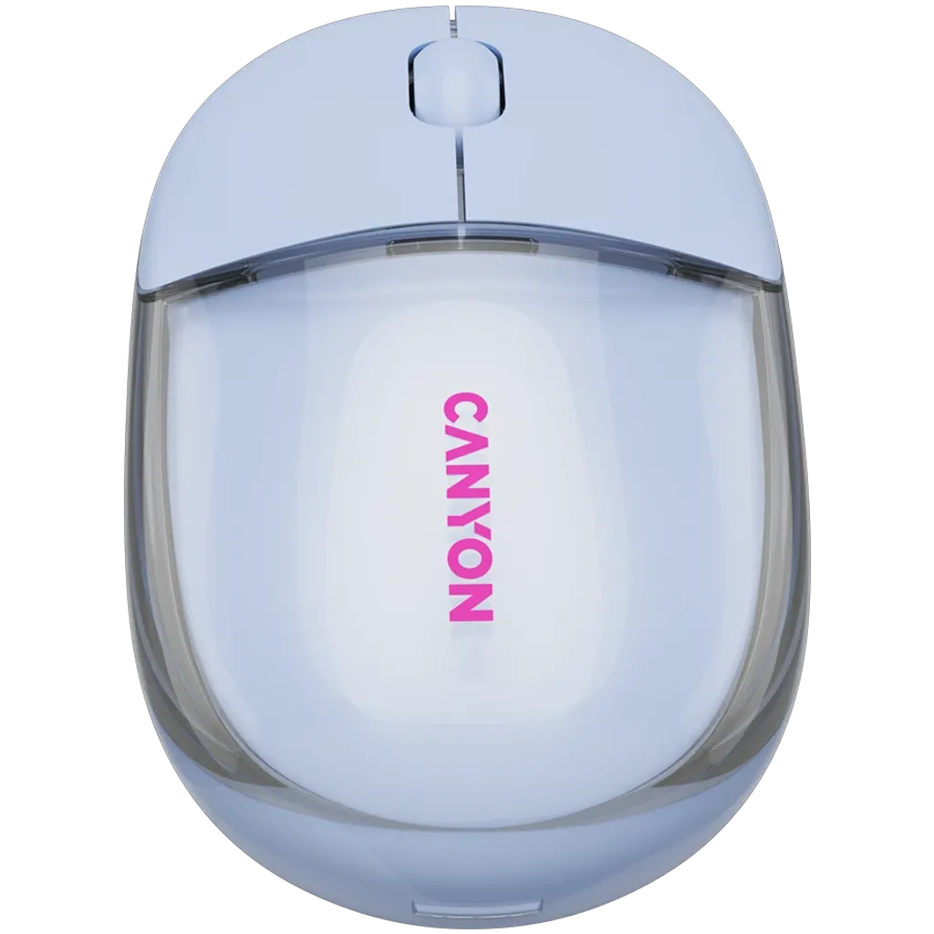 CANYON OnClick 24 bezvadu optiskā pele, 1200 dpi, Bluetooth, zila
