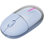 CANYON OnClick 24 bezvadu optiskā pele, 1200 dpi, Bluetooth, zila