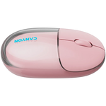 CANYON OnClick 24 bezvadu optiskā pele, 1200 dpi, Bluetooth, rozā