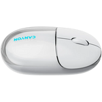 CANYON OnClick 24 bezvadu optiskā pele, 1200 dpi, Bluetooth, balta