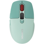 CANYON MW-26 bezvadu optiskā pele, 2400 dpi, displejs, zaļa