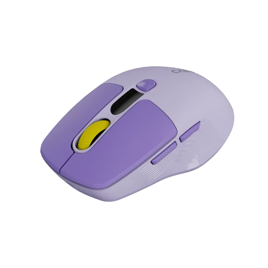 CANYON MW-26 bezvadu optiskā pele, 2400 dpi, displejs, violeta