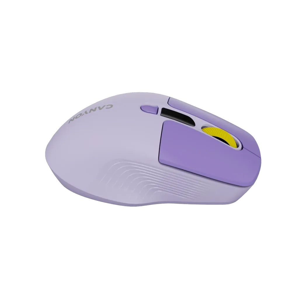 CANYON MW-26 bezvadu optiskā pele, 2400 dpi, displejs, violeta