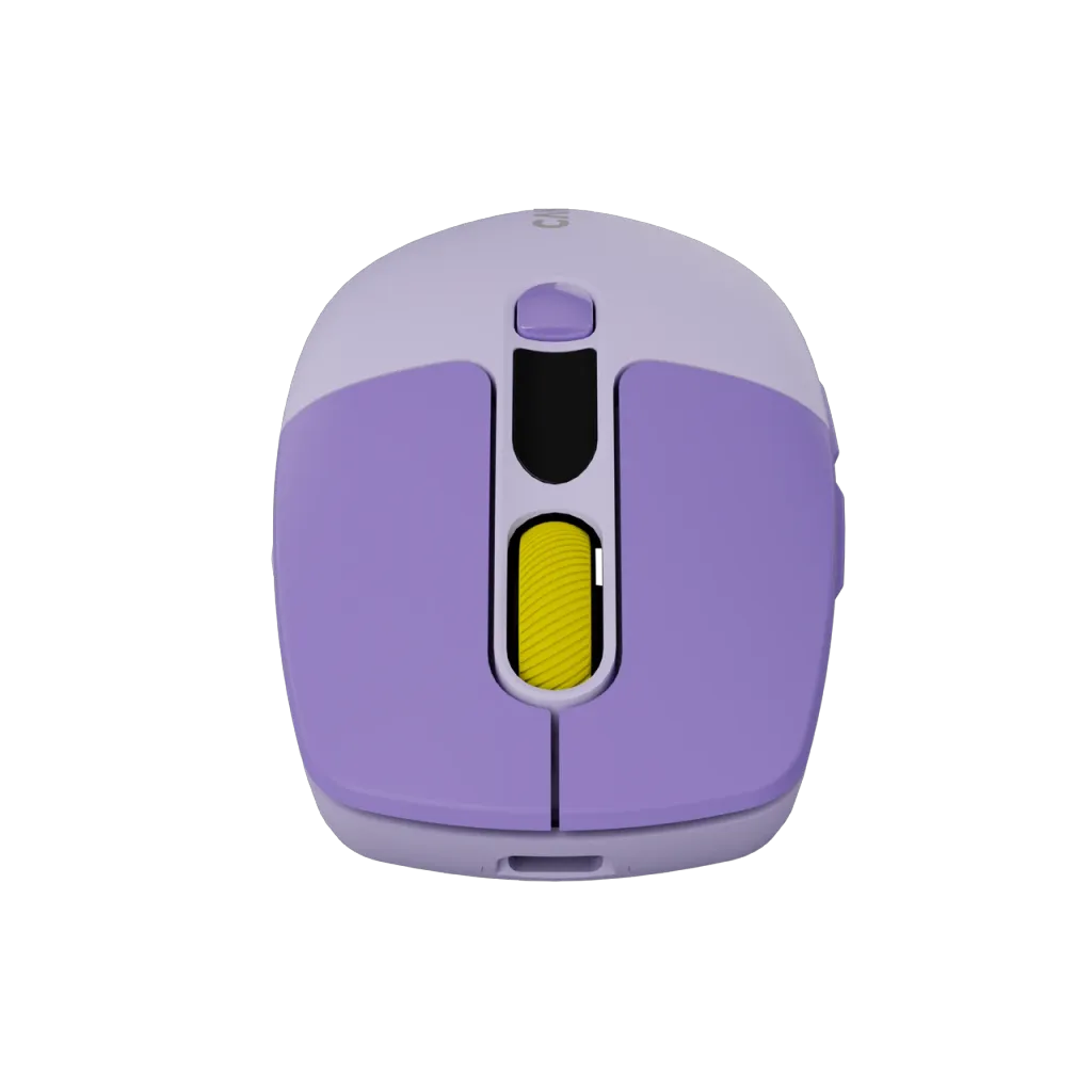 CANYON MW-26 bezvadu optiskā pele, 2400 dpi, displejs, violeta