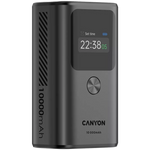 CANYON Внешний аккумулятор OnPower 130 TFT 10 000 мАч PD30W темно-серый