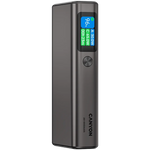 130W CANYON OnPower 230 20000mAh powerbanka ar TFT displeju, tumši pelēka