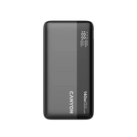 CANYON ārējais akumulators OnPower 240 ultra-ātrā uzlāde PD3.1 25 000 mAh 140W ar digitālo displeju, Tumši pelēks
