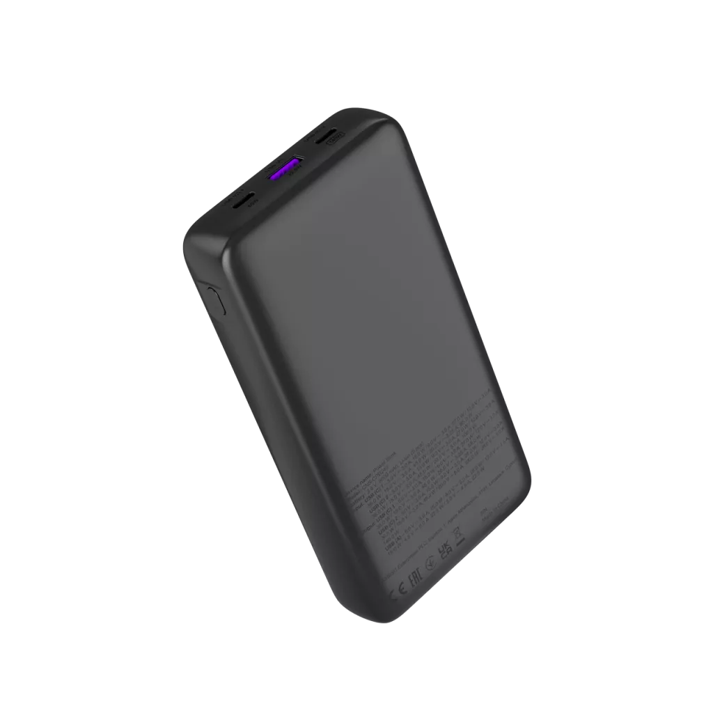 CANYON ārējais akumulators OnPower 240 ultra-ātrā uzlāde PD3.1 25 000 mAh 140W ar digitālo displeju, Tumši pelēks