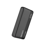 CANYON ārējais akumulators OnPower 240 ultra-ātrā uzlāde PD3.1 25 000 mAh 140W ar digitālo displeju, Tumši pelēks