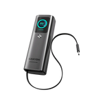 165W CANYON OnPower 265 20000mAh powerbanka ar USB-C kabeli, tumši pelēka