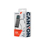 165W CANYON OnPower 265 20000mAh powerbanka ar USB-C kabeli, tumši pelēka