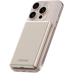 CANYON OnPower 505 Slim MagSafe 5000 mAh PD20W Beige External Battery