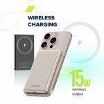 CANYON OnPower 505 Slim MagSafe 5000 mAh PD20W Beige External Battery