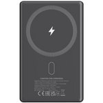 CANYON OnPower 505 Slim MagSafe 5000 mAh PD20W External Battery, Dark Gray
