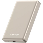 CANYON OnPower 510 Slim MagSafe 10,000 mAh PD20W External Battery, Beige
