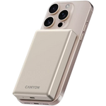 CANYON OnPower 510 Slim MagSafe 10,000 mAh PD20W External Battery, Beige