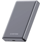 CANYON ārējā baterija OnPower 510 Slim MagSafe 10000 mAh PD20W Tumši pelēka