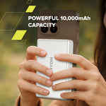 CANYON OnPower 511 20W 10000mAh magnētiskā MagSafe powerbanka, pelēka