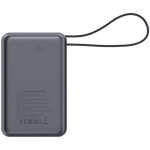 CANYON Power Bank OnPower 600 sisseehitatud kaabliga 20 000 mAh 65 W tumehall