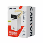 CANYON Power Bank OnPower 610 metāla 60 000 mAh 100 W balts