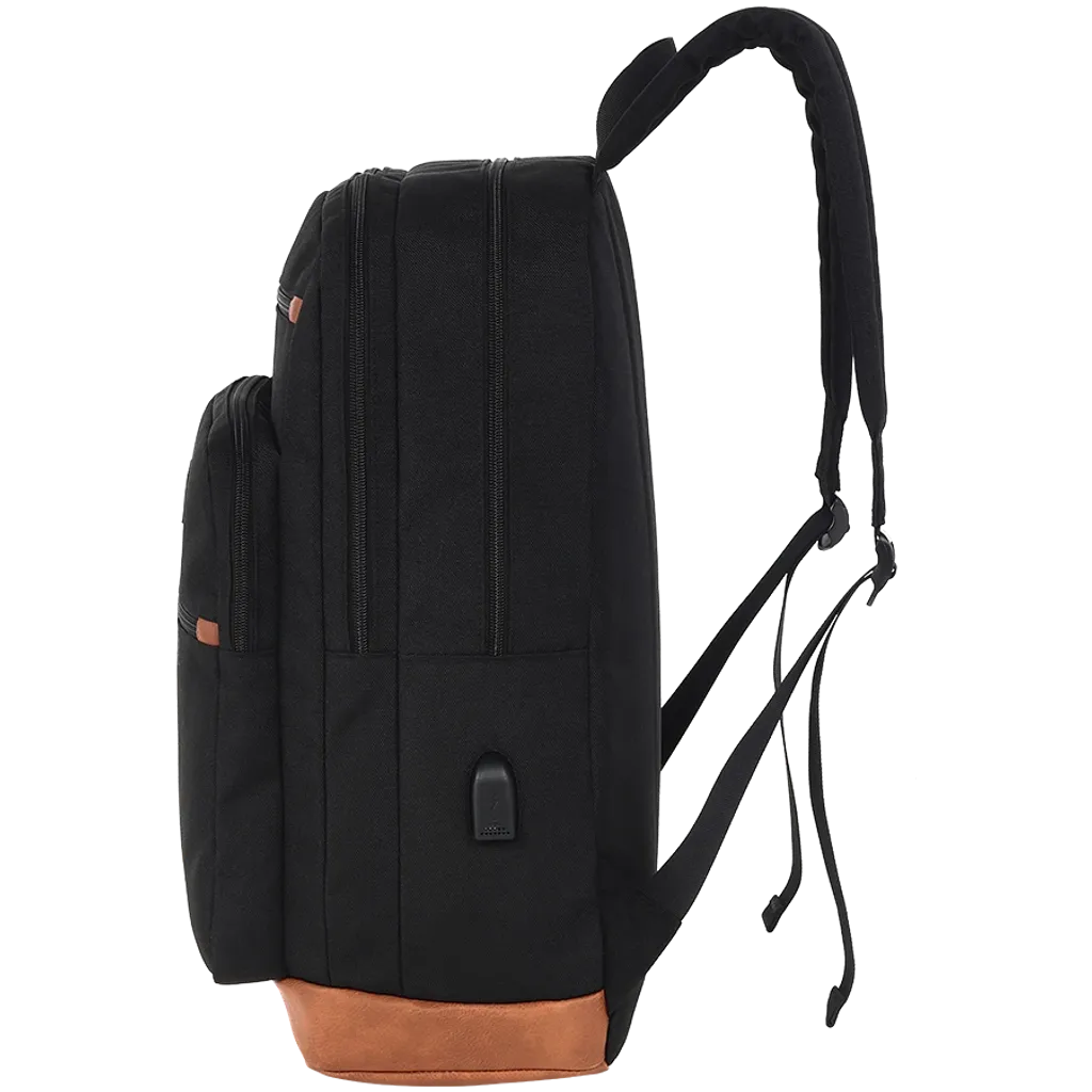 CANYON BPS-5 22L mugursoma datoram līdz 39,6cm, USB-A, melna