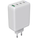 CANYON lādētājs CU100ACC GaN 100 W 3×PD 1×QC EU balts