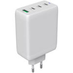 CANYON lādētājs CU100ACC GaN 100 W 3×PD 1×QC EU balts