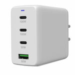CANYON lādētājs CU100ACC GaN 100 W 3×PD 1×QC EU balts