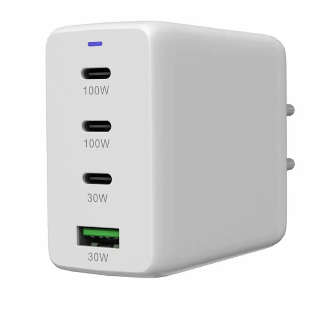 CANYON lādētājs CU100ACC GaN 100 W 3×PD 1×QC EU balts