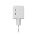 CANYON lādētājs CU20AC GaN 20 W 1×PD 1×QC EU balts