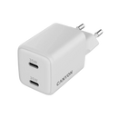 CANYON lādētājs CU35CC GaN 35 W 2×PD EU balts