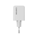 CANYON lādētājs CU35CC GaN 35 W 2×PD EU balts