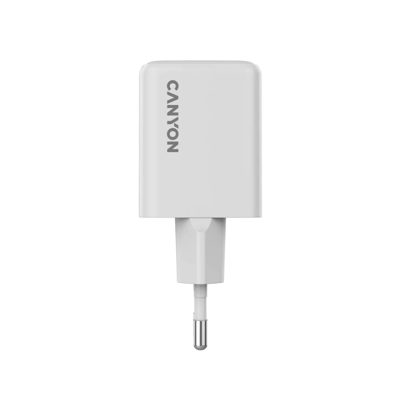 CANYON lādētājs CU35CC GaN 35 W 2×PD EU balts