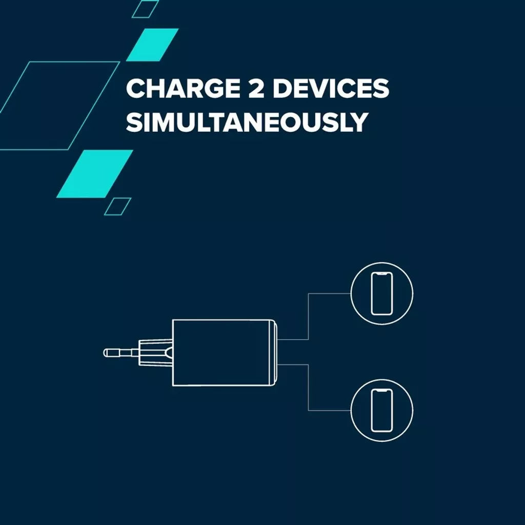 CANYON lādētājs CU45AC GaN 45 W 1×PD 1×QC EU balts
