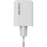 CANYON lādētājs CU45AC GaN 45 W 1×PD 1×QC EU balts
