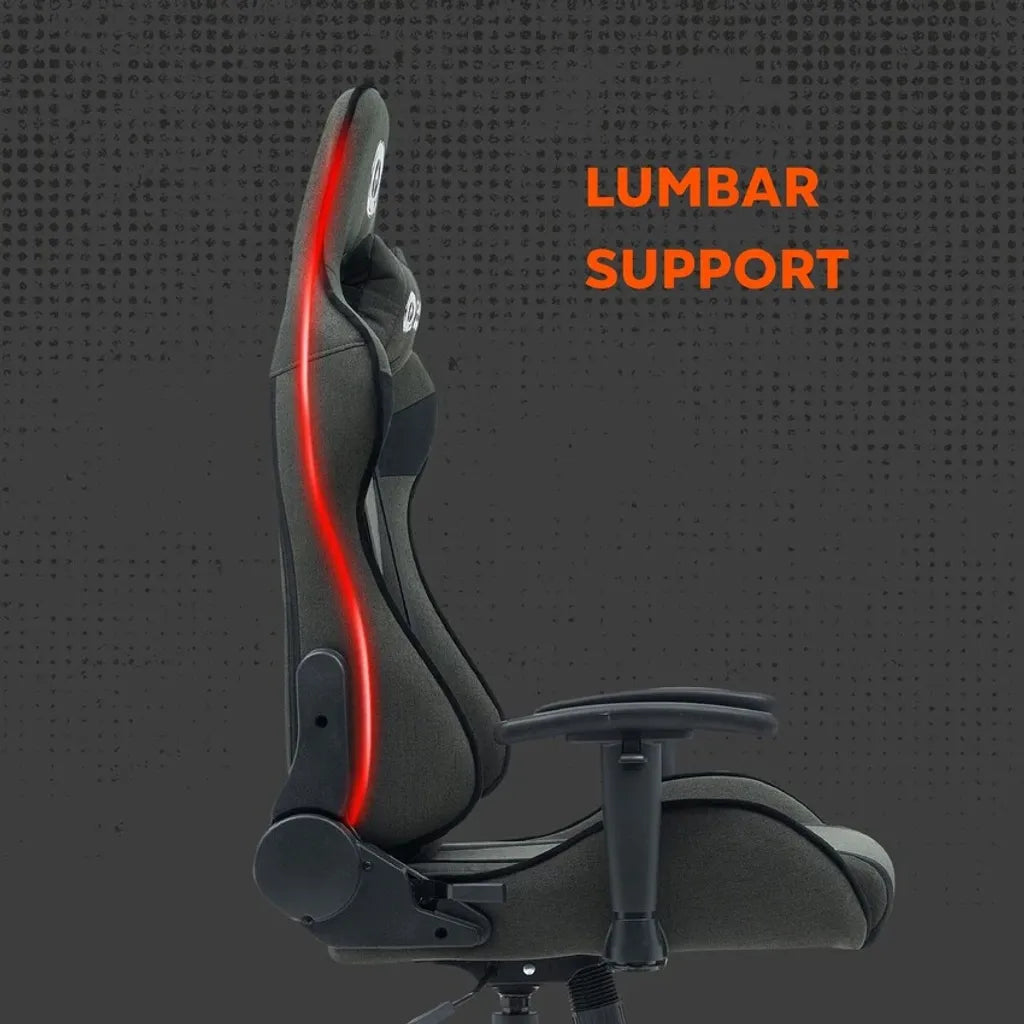 CANYON CNS-FCH01 ergonomisks spēļu krēsls, līdz 150 kg, pelēks