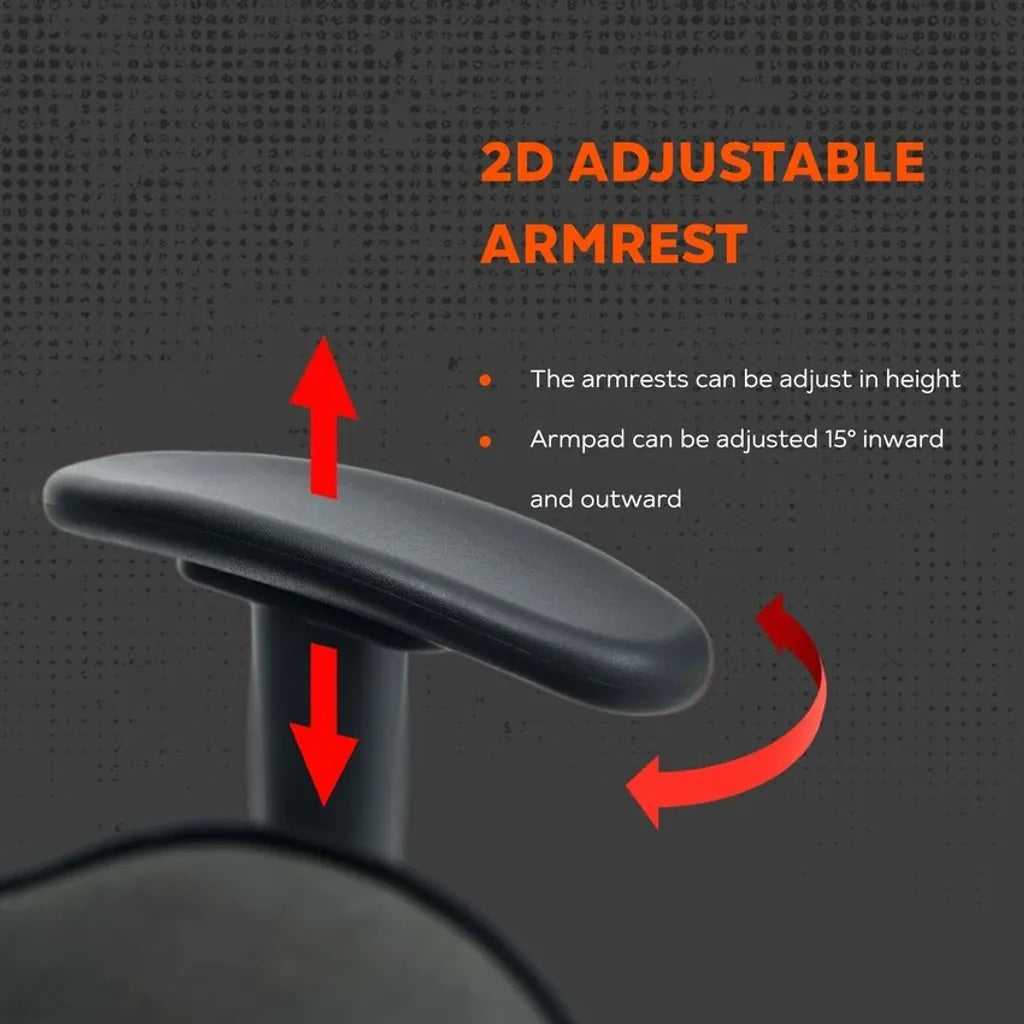 CANYON CNS-FCH01 ergonomisks spēļu krēsls, līdz 150 kg, pelēks