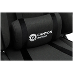 CANYON CNS-FCH01 ergonomisks spēļu krēsls, līdz 150 kg, pelēks
