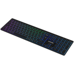 CANYON HKB-W11 bezvadu tastatūra, 2,4 GHz/Bluetooth, RGB, 113 taustiņi