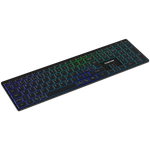 CANYON HKB-W11 bezvadu tastatūra, 2,4 GHz/Bluetooth, RGB, 113 taustiņi
