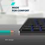 CANYON HKB-W11 bezvadu tastatūra, 2,4 GHz/Bluetooth, RGB, 113 taustiņi, balta