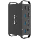 CANYON HDS-95ST USB-C 14 portu dokstacija, 100W, 2×HDMI 4K, pelēka